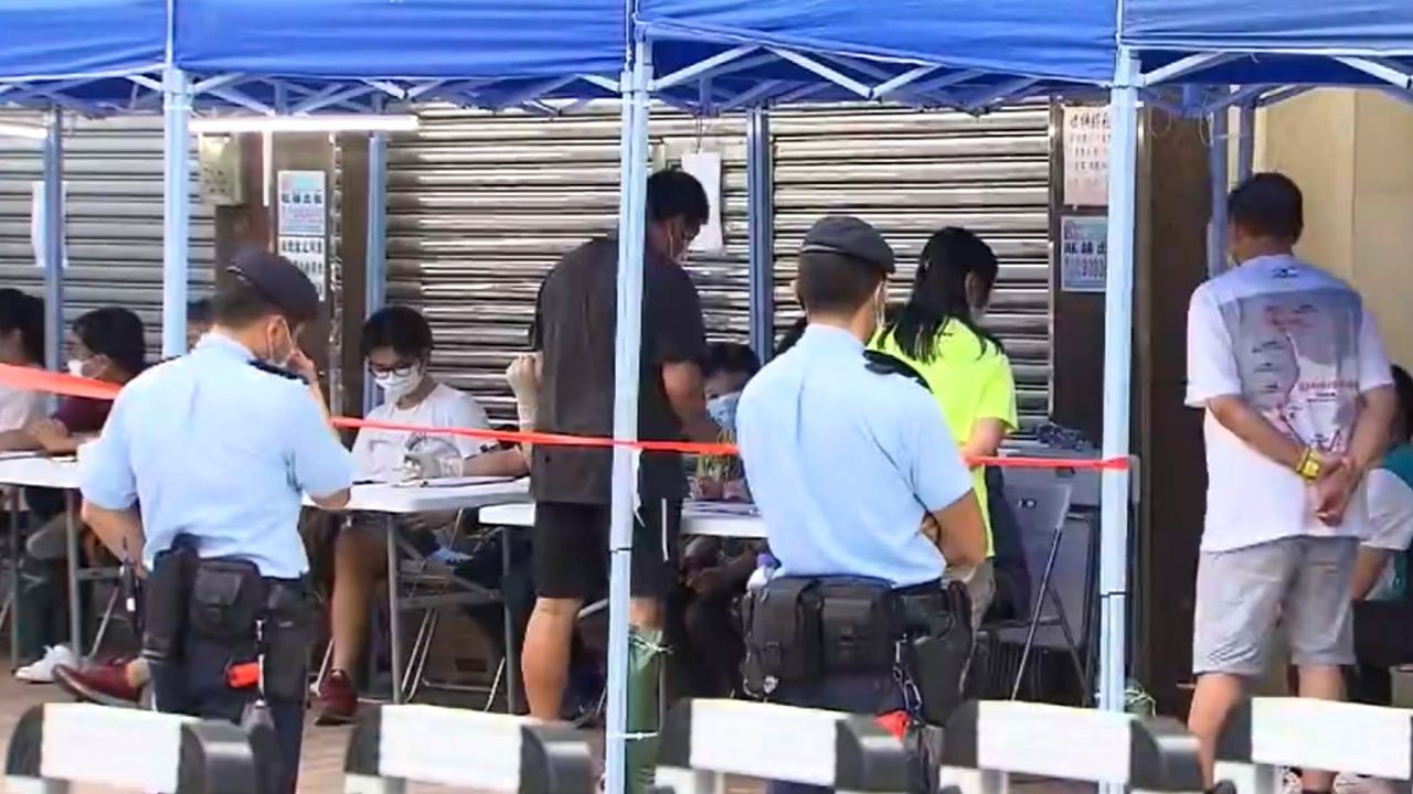 Area Lockdown Di Sheung Wan Telah Dibuka Kembali 7 Agustus 2021 Sekitar Pukul 06.30