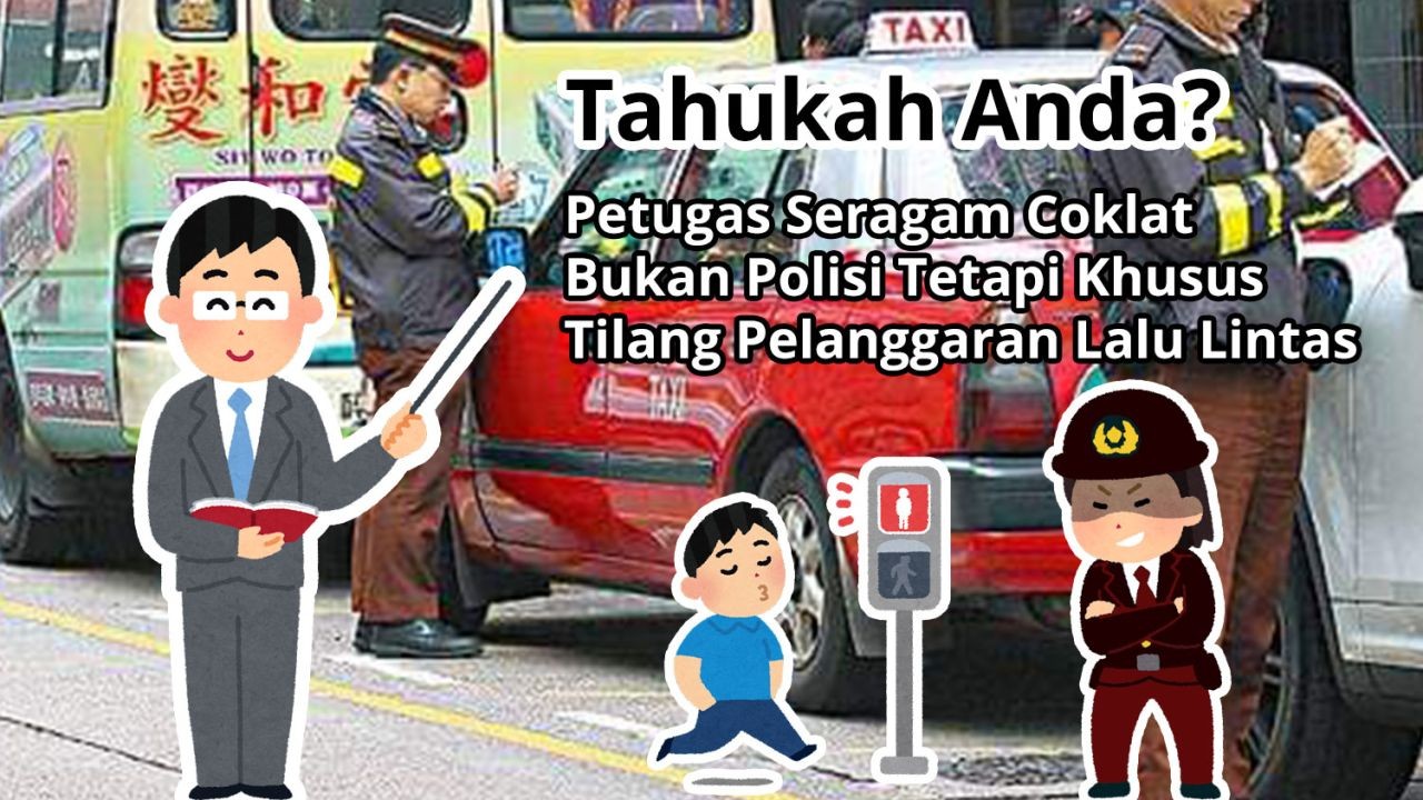 Tahukah Anda? Petugas Seragam Coklat Bukan Polisi Tetapi Khusus Tilang Pelanggaran Lalu Lintas