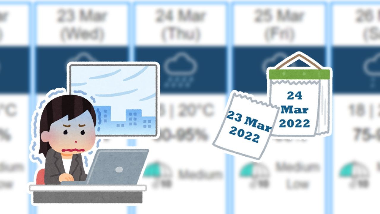 Suhu Di Hong Kong 23 Maret 2022 Kembali Turun Menjadi 17°C Dan 16°C  Di Hari Berikutnya