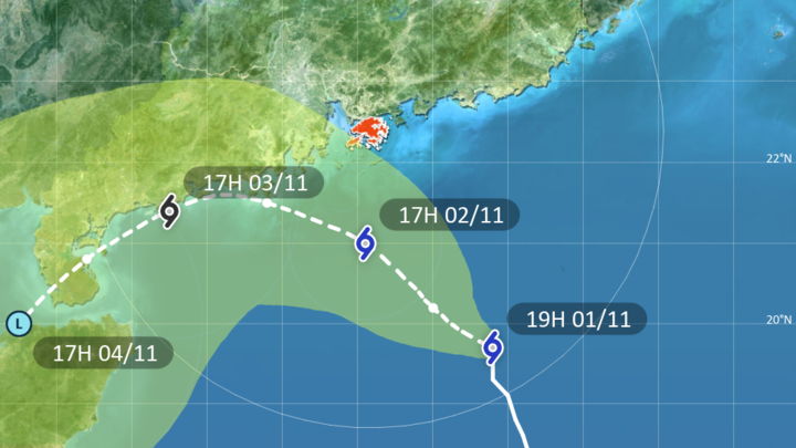 Sinyal Topan Tropis Di Hong Kong Kemungkinan Naik Menjadi No.8 Sekitar Besok Pagi Atau Siang 2 November 2022
